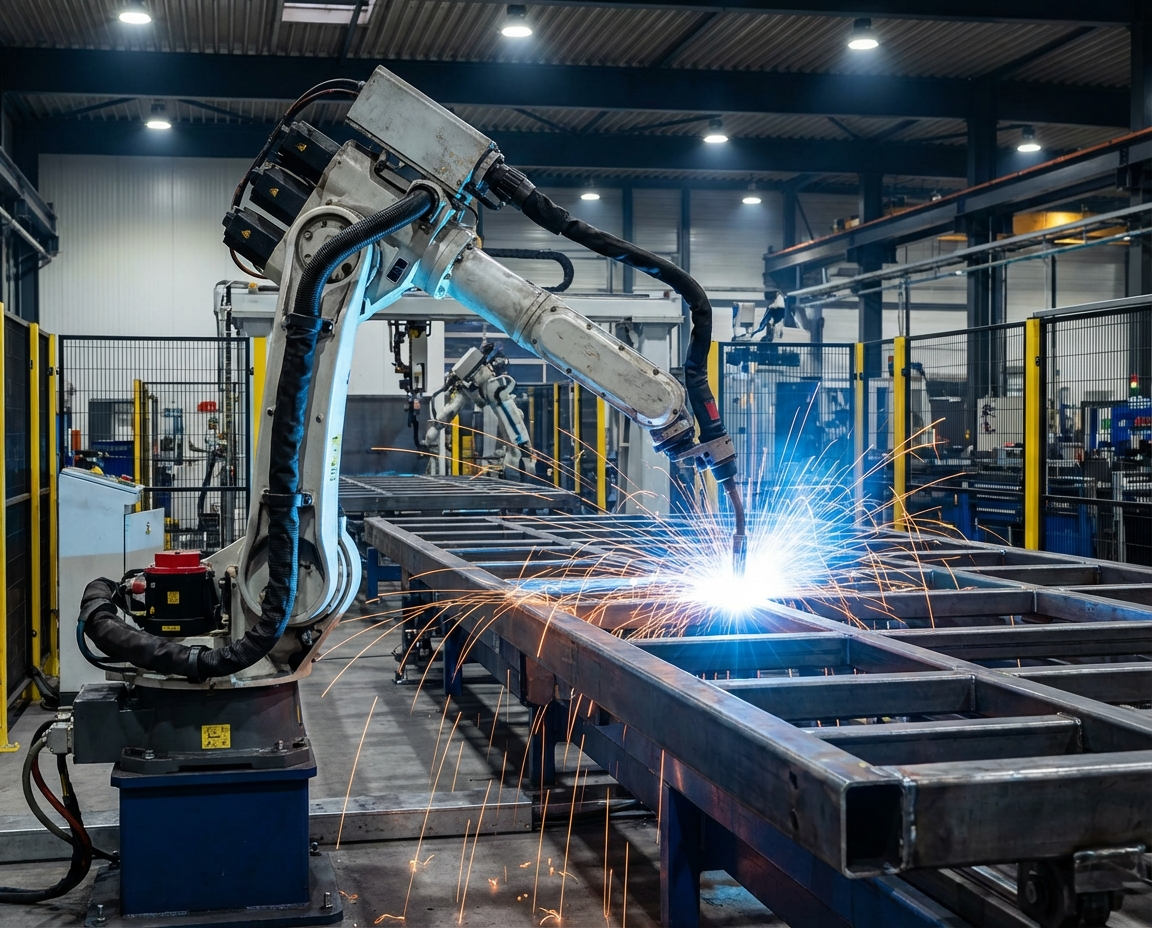 Zrobotyzowane spawanie ram